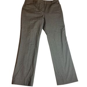 Chicos Women's Gray‎ Dress Pants Size 14 Plus Business Classic Straight Leg